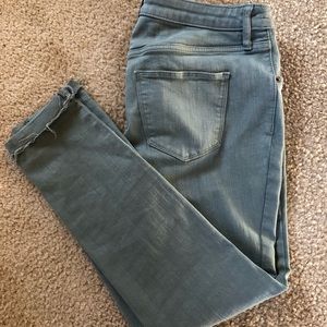 Light Olive Green Skinny Jeans